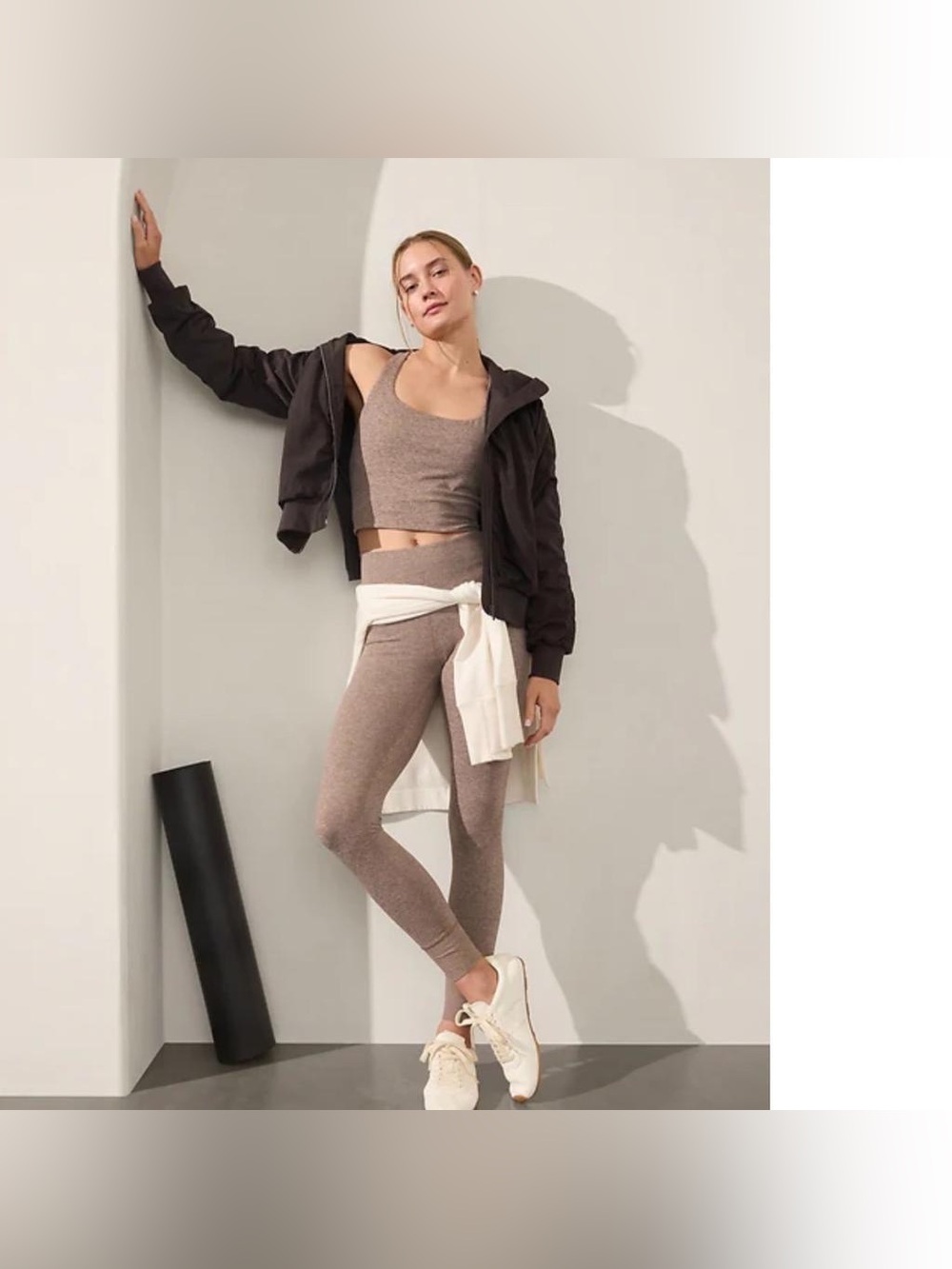 ATHLETA SOFTLUXE TIGHT LEGGING SOFTLUXE in Pyrite Dovetail Heather